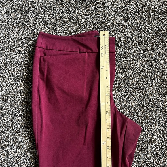 Ann Taylor Red Straight Leg Pants - Picture 6 of 7